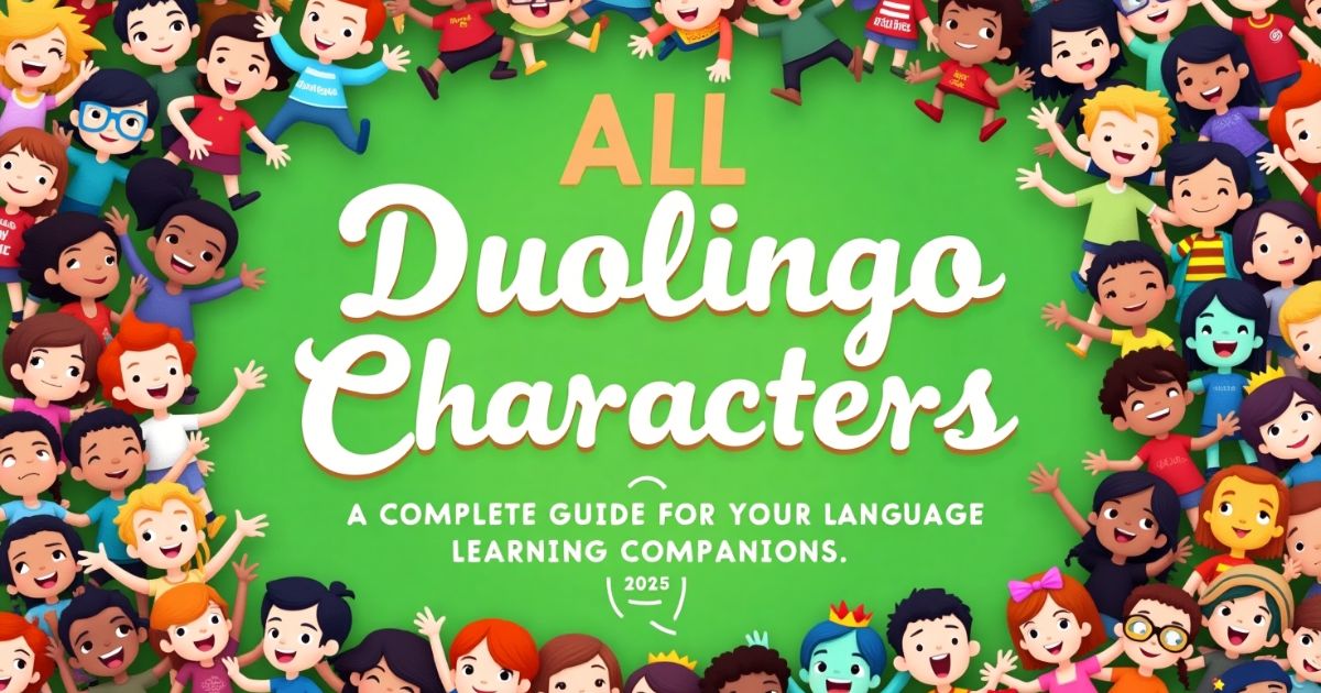 All Duolingo Characters A Complete Guide to Your Language Learning Companions (2025)