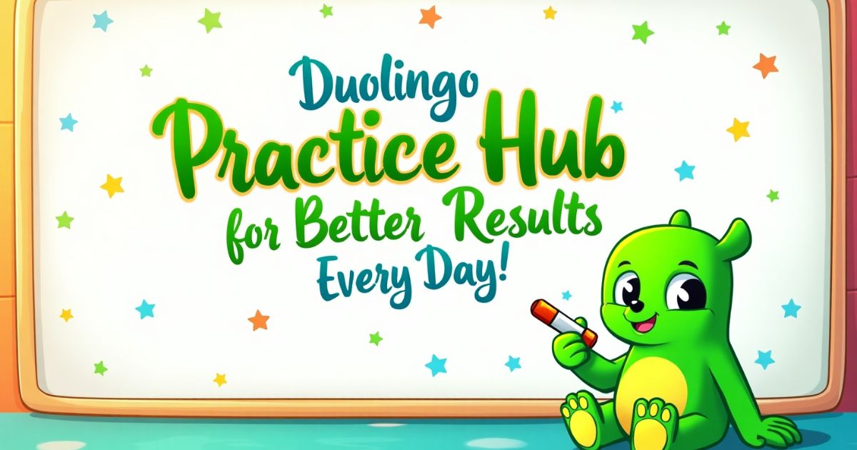 Duolingo Practice Hub for Better Results Every Day