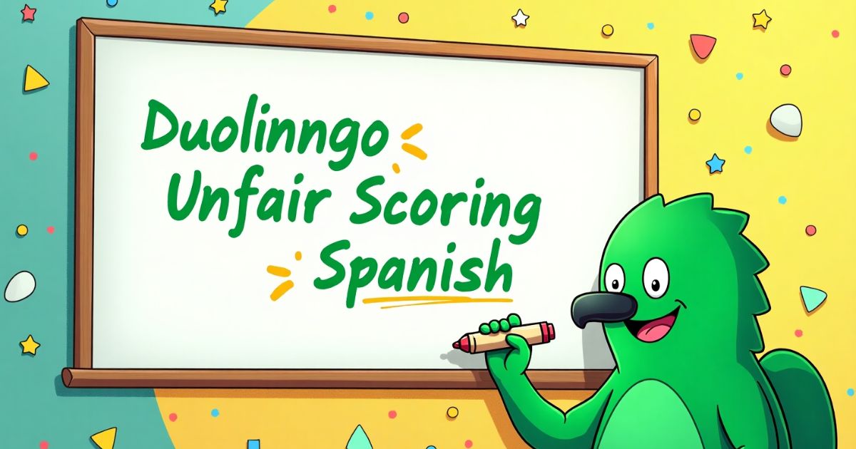 Duolingo Unfair Scoring Spanish