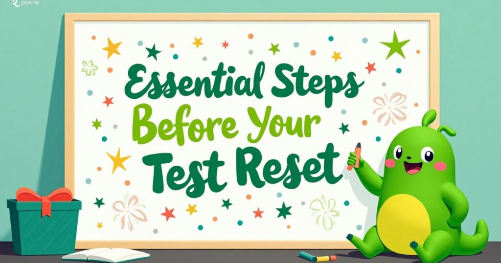 Essential Steps Before Your Test Reset