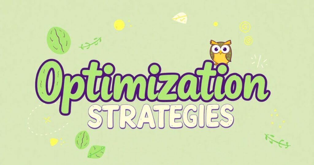 Optimization Strategies