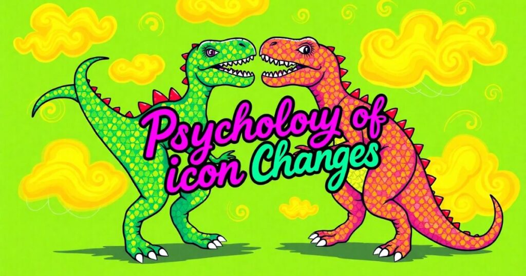 Psychology of Icon Changes and User Behavior