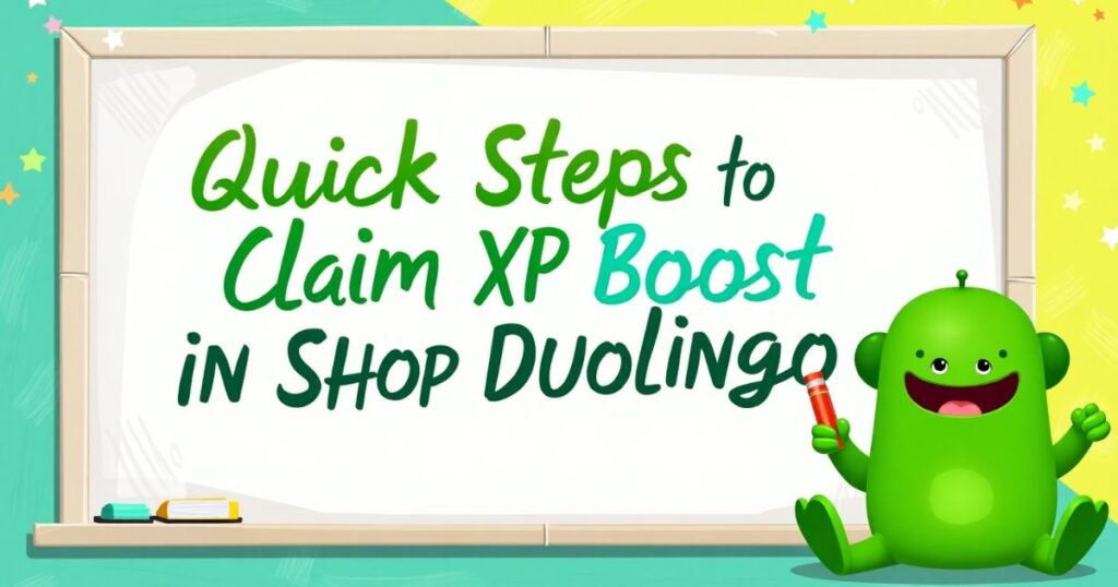 Quick Steps To Claim XP Boost In Shop Duolingo