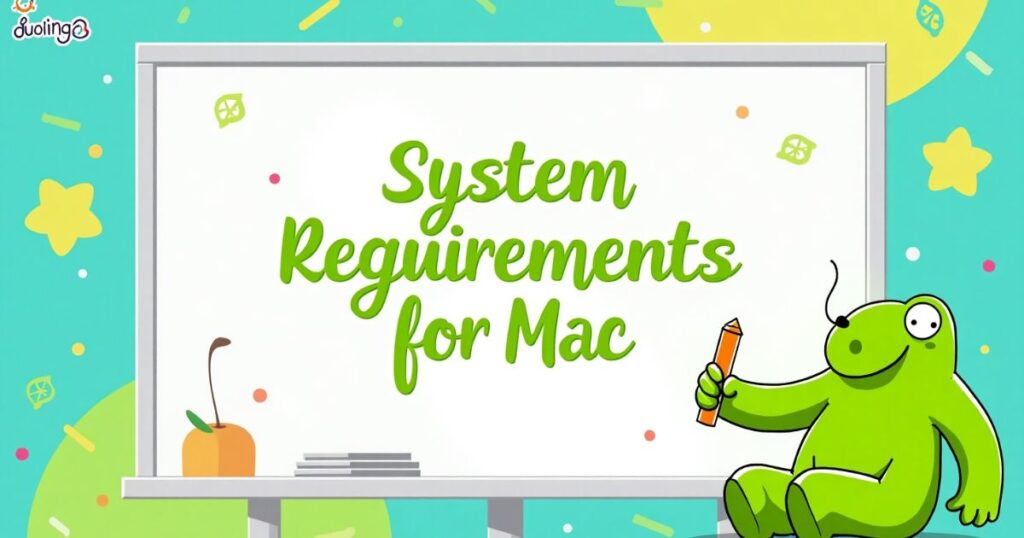 System Requirements for Mac