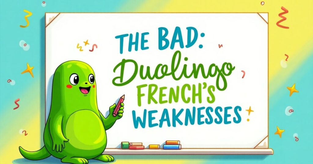 The Bad Duolingo French's Weaknesses