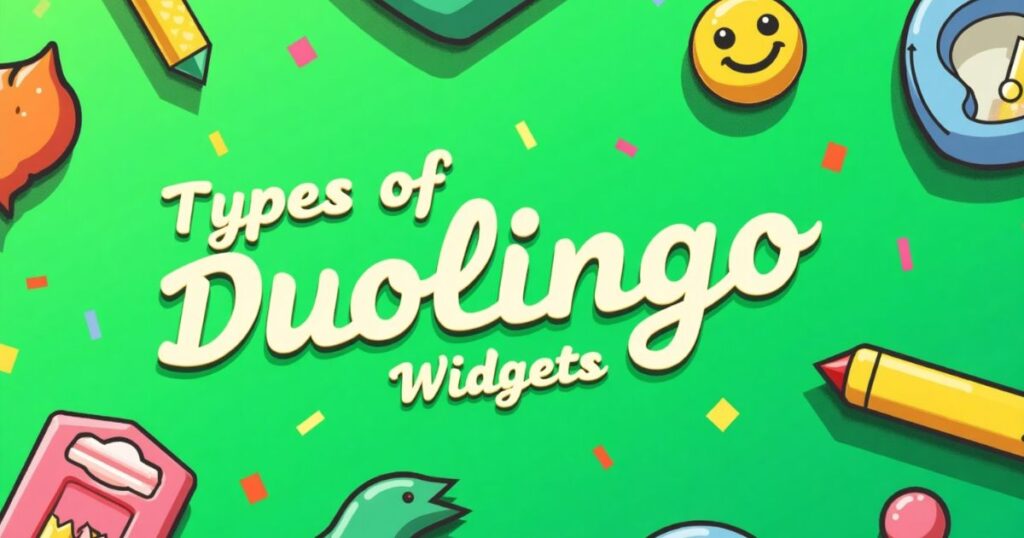 Types of Duolingo Widgets Available