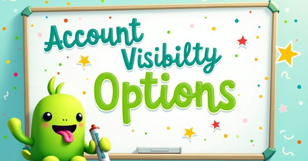 Account Visibility Options