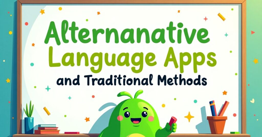 Alternative Language Apps and Traditional Methods