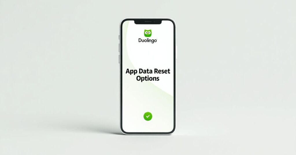 App Data Reset Options