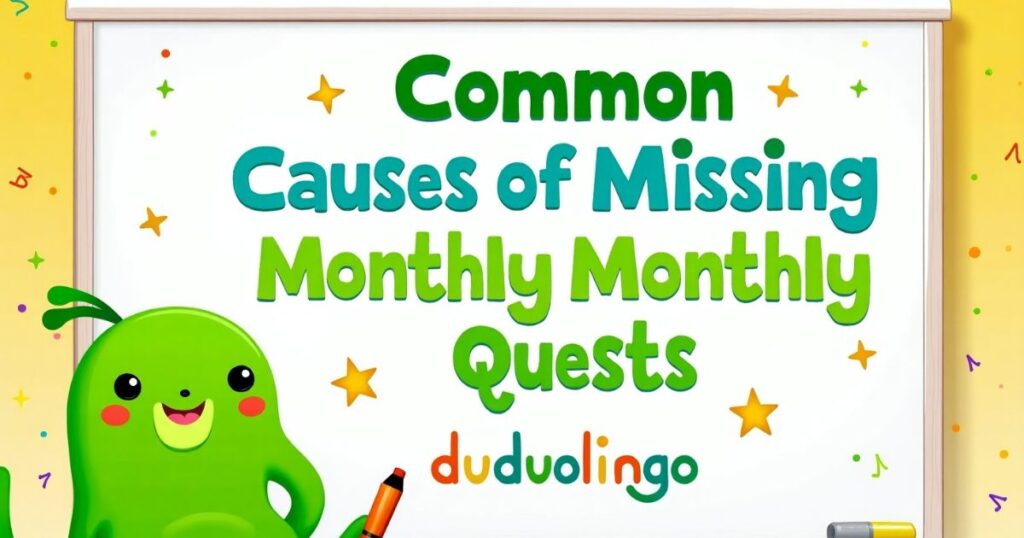 Common Causes of Missing Monthly Quests