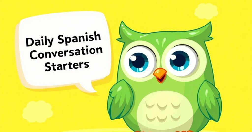 Daily Spanish Conversation Starters