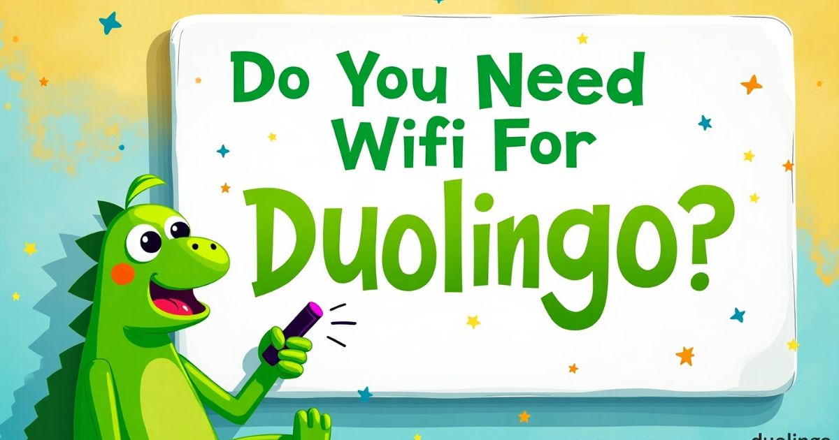 Do You Need Wifi For Duolingo