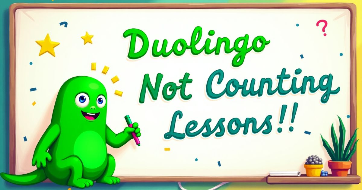 Duolingo Not Counting Lessons Fix It Easily Today