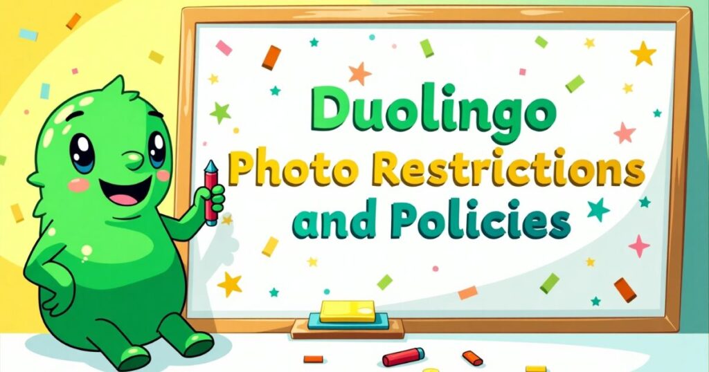 Duolingo Photo Restrictions and Policies