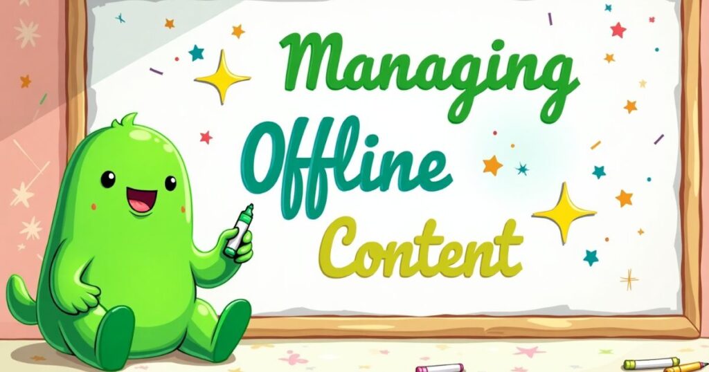 Managing Offline Content