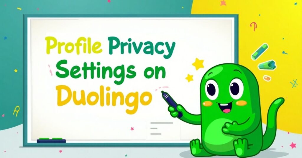 Profile Privacy Settings on Duolingo