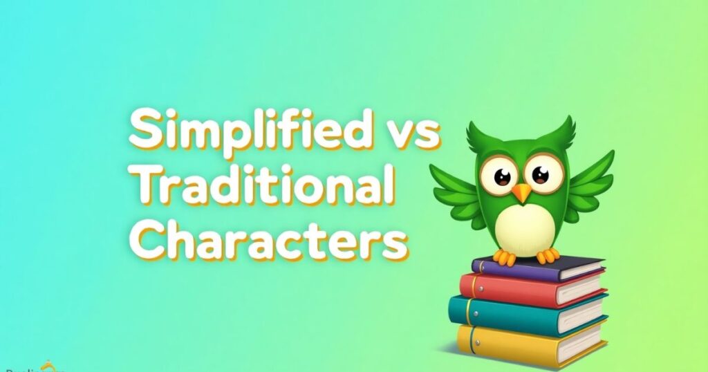 Simplified vs Traditional Characters 