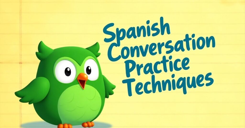 Spanish Conversation Practice Techniques